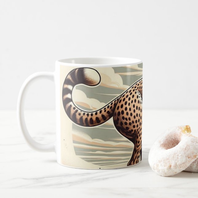 Wild Theme Kaffee Tasse (Mit Donut)