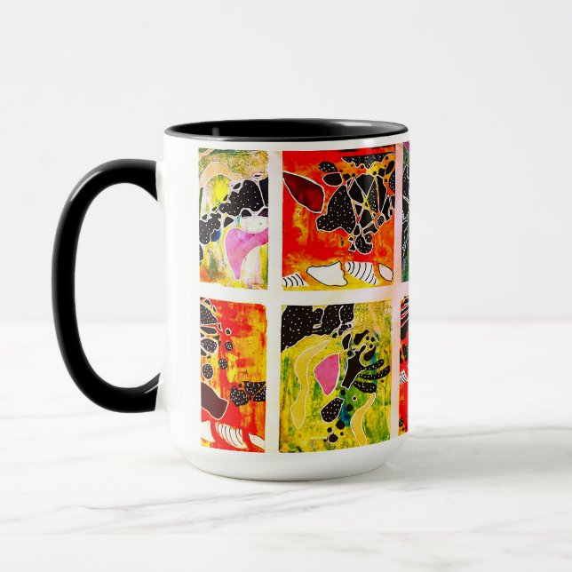 Wild Thing Doodle Coffee Art Tasse (Links)