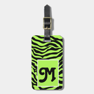 Wild Thing Zebra Print Personalisiert Luggage TagS Gepäckanhänger