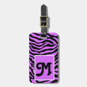 Wild Thing Zebra Print Personalisiert Luggage TagS Gepäckanhänger