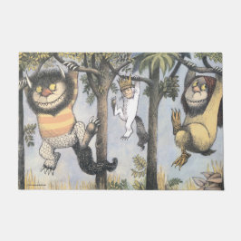Wild Things and Max Swinging From Trees Fußmatte