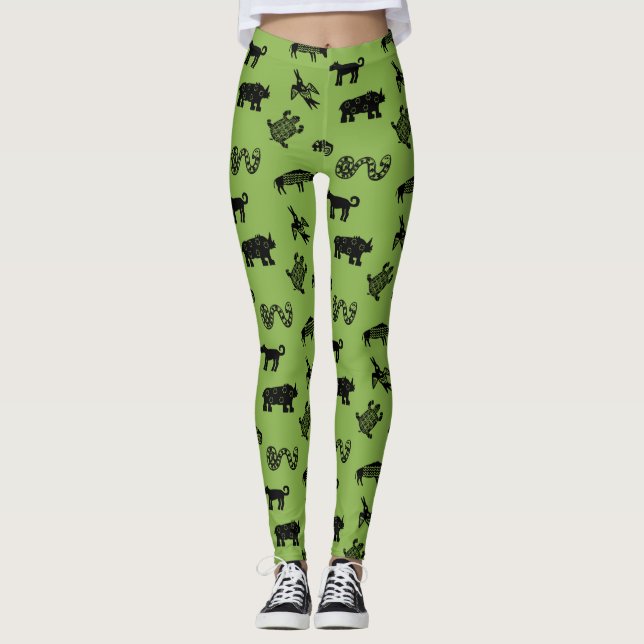 Wild Things Black Leggings (Vorderseite)