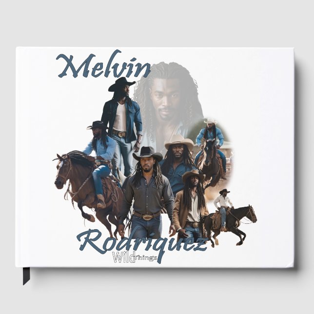 Wild Things Melvin Rodriguez Cover Art Guest Book Gästebuch (Vorderseite)