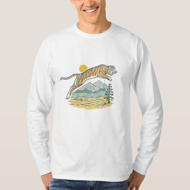 Wild Tiger Adventure T-Shirt (Vorderseite)