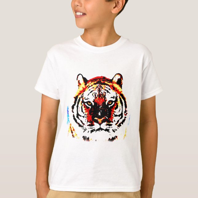 Wild Tiger Artwork T-Shirt (Vorderseite)