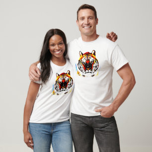 Wild Tiger Artwork T-Shirt