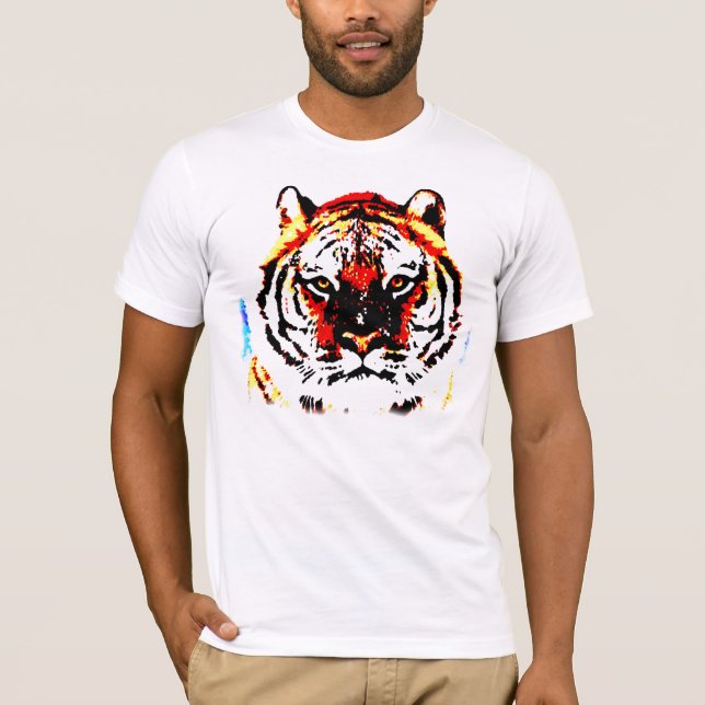 Wild Tiger Eyes T-Shirt (Vorderseite)