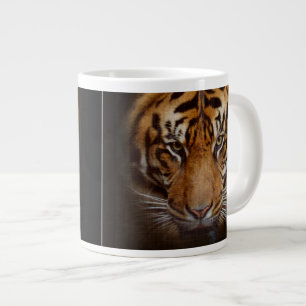 Wild Tiger Face Jumbo Soup oder Coffee Tasse
