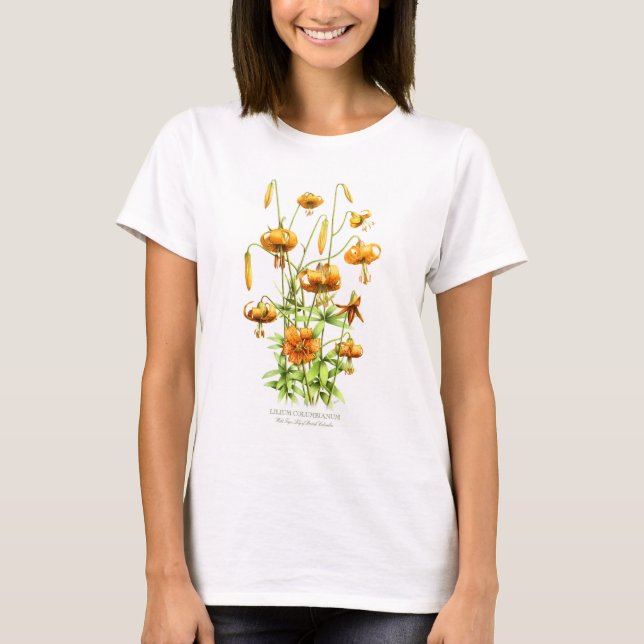 Wild Tiger Lilies T-Shirt (Vorderseite)