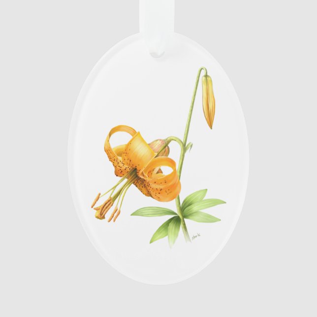 Wild Tiger Lily Ornament (Vorderseite)