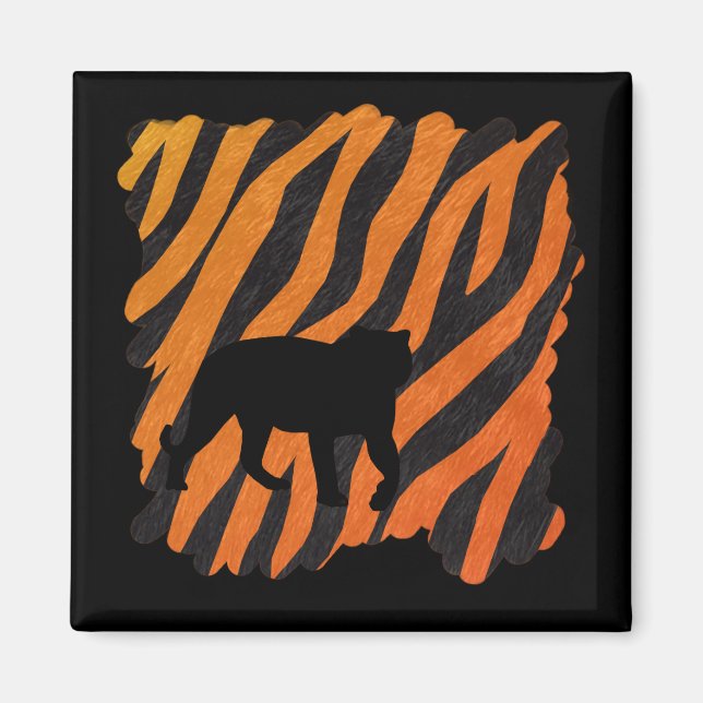 Wild Tiger Magnet (Vorne)
