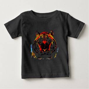 Wild Tiger Pop Art Baby T-shirt