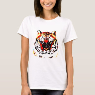 Wild Tiger Pop Art T-Shirt