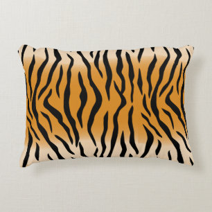 Wild Tiger Skin Muster Akzent Pillow Dekokissen
