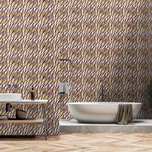 Wild Tiger Skin Pattern Tapete