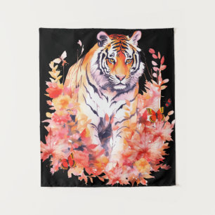 Wild Tiger Wandteppich
