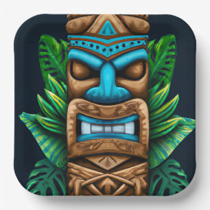 Wild Tiki Luau Pappteller