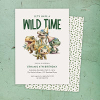 Wild Time Niedlich Dinosaur Kindergeburtstag Party