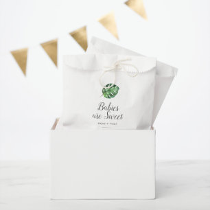 Wild-Tropical Palm Baby Dusche Babies sind Süßig Geschenktütchen