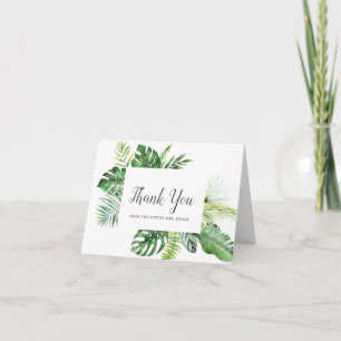 Wild Tropical Palm Future Frau Danke Card