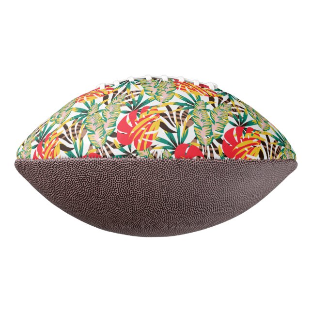 Wild Tropical Palm Leaves Football (Gedreht 90)