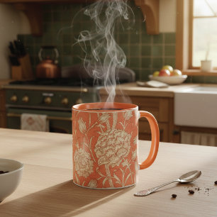 Wild Tulips Peach William Morris Tasse