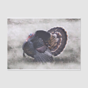 Wild Turkey Decoupage Seidenpapier