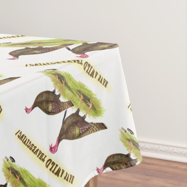 Wild-Turkey-Erntedank Tischdecke (Beispiel)