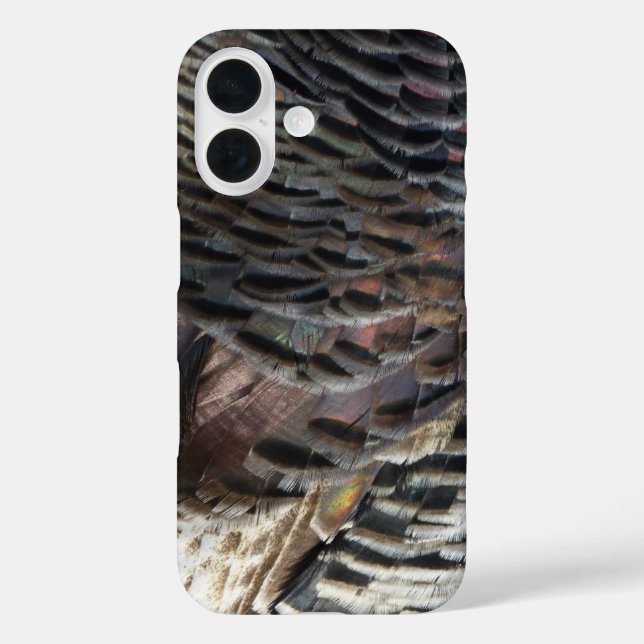 Wild Turkey Feathers I Abstrakt Nature Design Case-Mate iPhone Hülle (Rückseite)