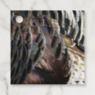 Wild Turkey Feathers I Abstrakt Nature Design Geschenkanhänger