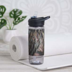 Wild Turkey Feathers I Abstrakt Nature Design Trinkflasche