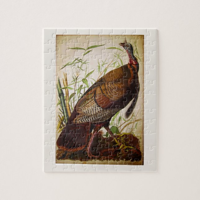Wild Turkey, John James Audubon Fine Art Puzzle (Vertikal)