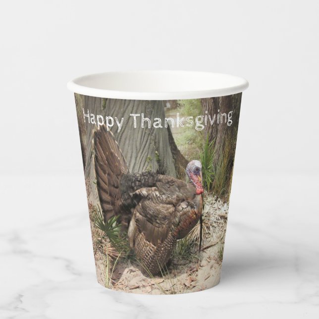 Wild Turkey Party Paper Cups Pappbecher (Vorderseite)