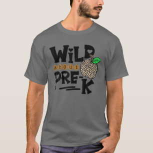 Wild über 3. Klasse Leopard Print School Lehrer T-Shirt