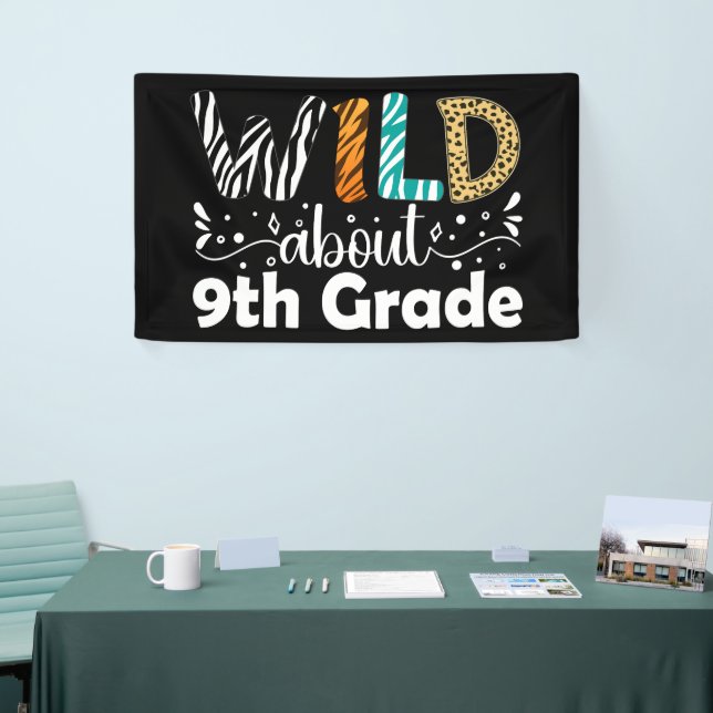 Wild über 9. Klasse zurück zur Schule Banner (Messeveranstaltung)