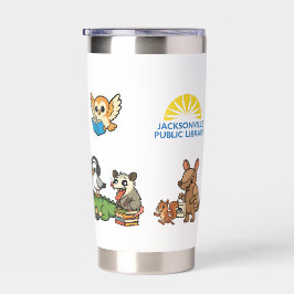 Wild über Bücher Thermobecher