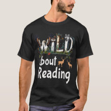 Wild über das Lesen von Büchern für Zootiere