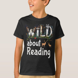 Wild über das Lesen von Büchern für Zootiere T-Shirt
