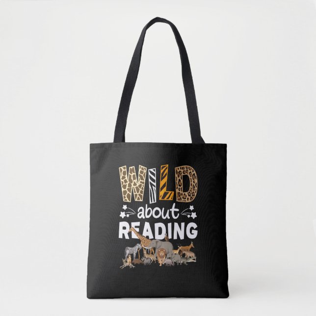 Wild über das Lesen von Büchern und Bücherwurm (Vorderseite)