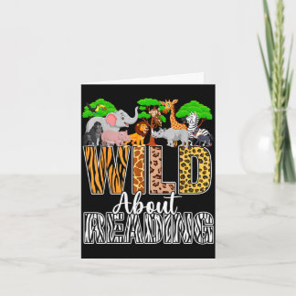 Wild über das Lesen von Büchern Zoo-Tierliebhaber  Karte