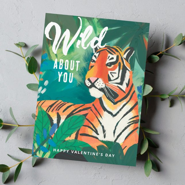 Wild über dich Jungle Tiger Valentinstag (Von Creator hochgeladen)