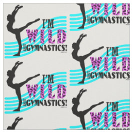 Wild über Gymnastik Stoff