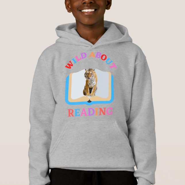 WILD ÜBER LESEN HOODIE (Vorderseite)