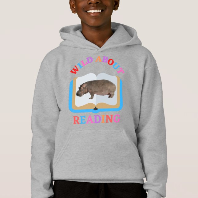 WILD ÜBER LESEN HOODIE (Vorderseite)