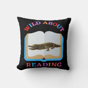 WILD ÜBER LESEN KISSEN