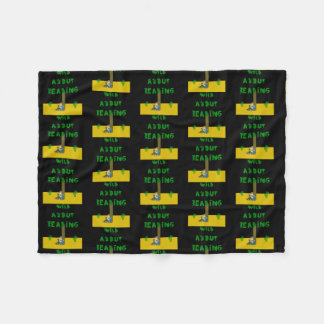 Wild über LESEN LESER BÜCHER LIEBER Fleecedecke