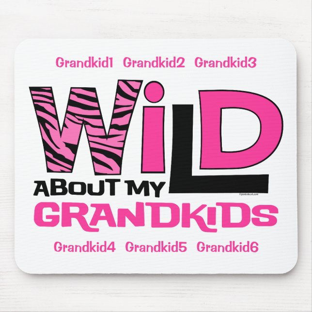 Wild über meine Grandkids Personlized Mousepad (Vorne)