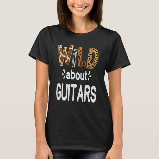 Wild über Musik T-Shirt (Vorderseite)