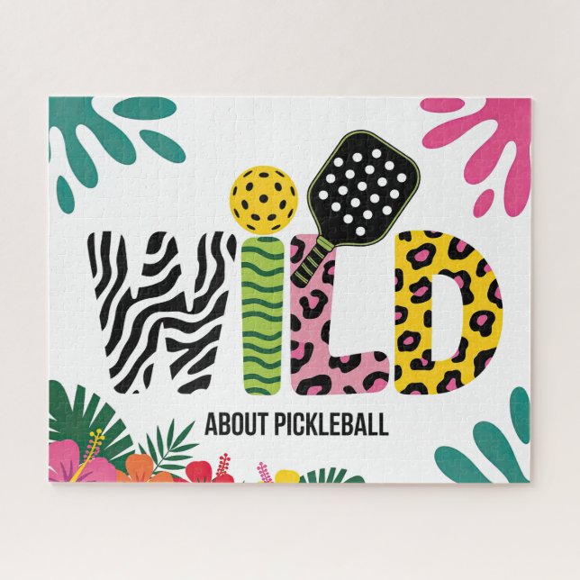 Wild über Pickleball Puzzle (Horizontal)
