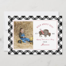 Wild über Sie Buffalo Cupid Foto Valentine